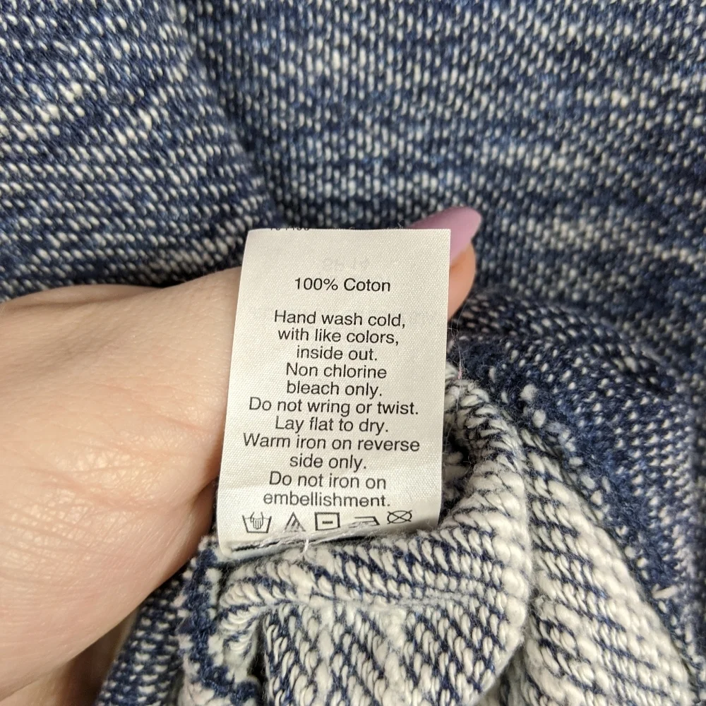 J. Crew Heathered Jewel Trimmed Sweater - Size S
